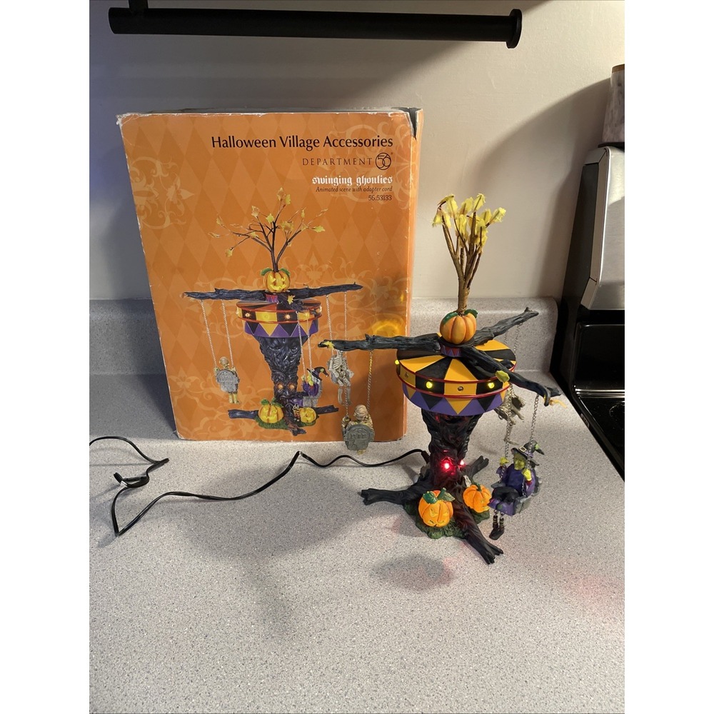Department 56 Swinging Ghoulies Retired 2003 Lights & Motion